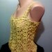 Touch of Gold Shimmering Crochet Top