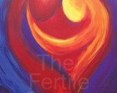 Fertility Art Print - My Heart, My Love - Inspiring and Positive