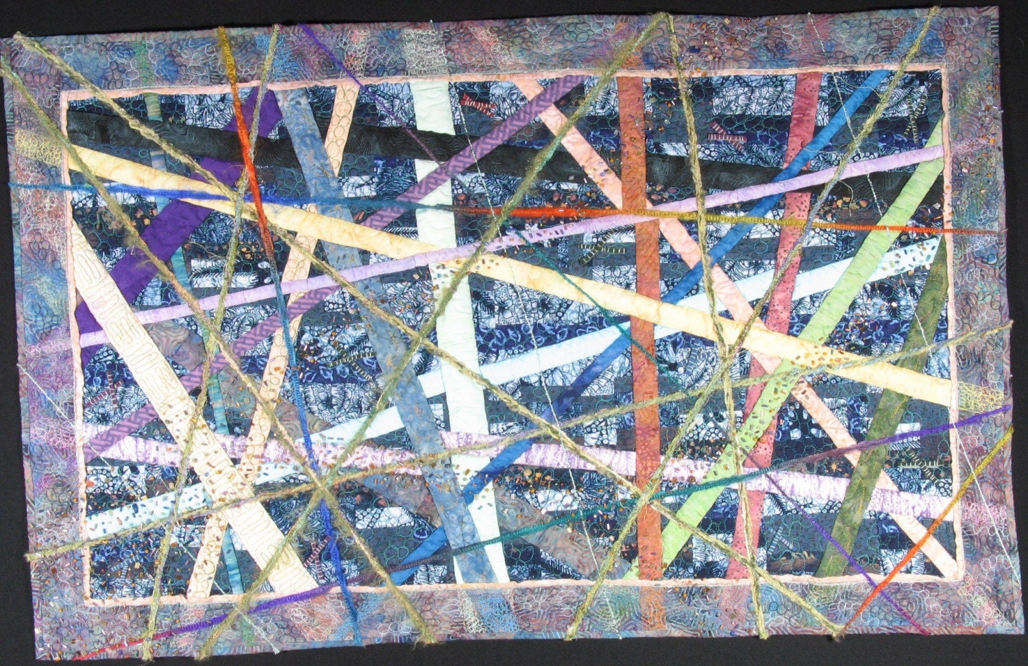 Handmade Art Quilt - RAYS