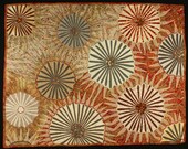 Handmade Art Quilt - Firerocks