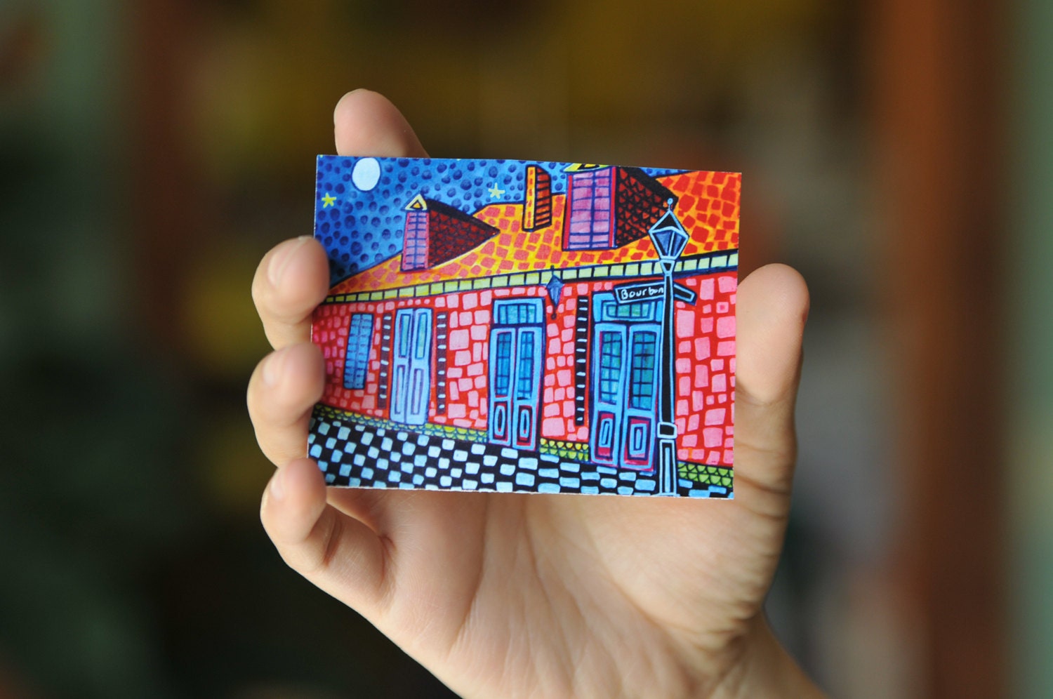 50% OFF SALE - Mexican Folk Art - Set of 9 ACEO Prints - Frida In Pink - Wedding Gifts