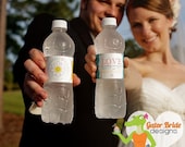 Modern, Sweet and Fun Wedding Water Bottle Labels - Digital File or Printed