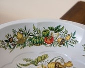 Garden tray Vegetable metal serving Vintage Kitchen harvest organic fresh decor
