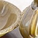 Mccoy Pitcher and Bowl Large, Turkey , Avocado green with Bird pitcher basin Made in USA Folk Art