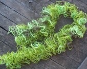 Katia Triana Ruffle Scarf - Neon/Lime Green