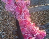 Katia Triana Ruffle Scarf - Hot Pink/rose/light Pink