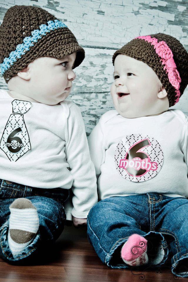 Monthly Onesie Stickers....Waterproof  Stickers EXTRA Durable...Super Cute Twin Pack with Ties..A True Original Seller