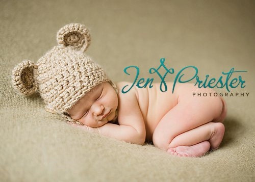 Baby Bear Chin Strap Hat