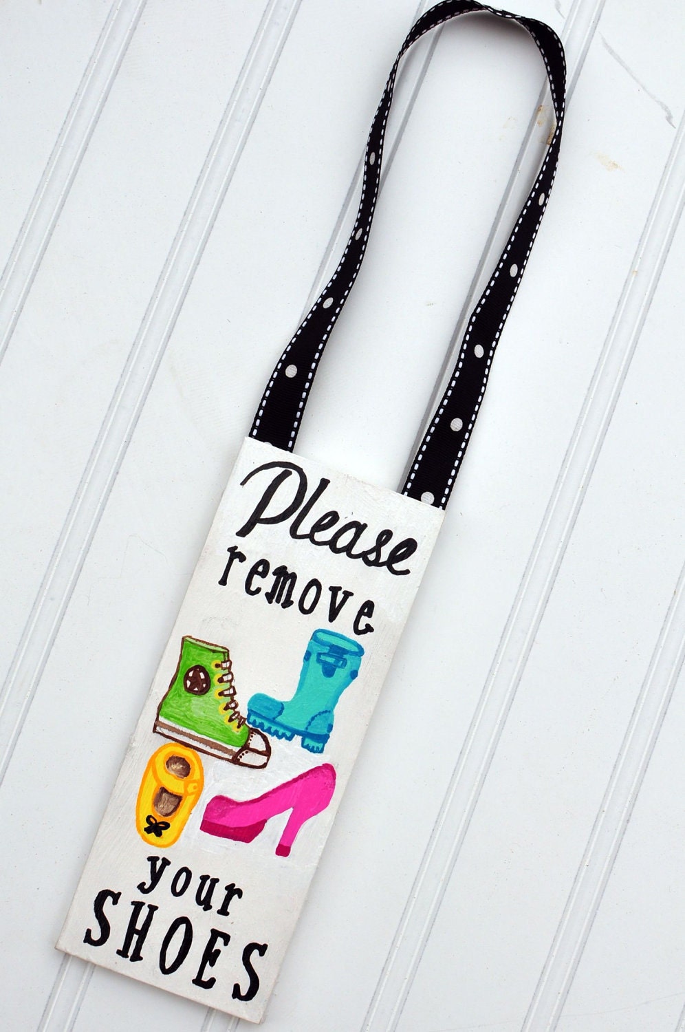 Please Remove Your Shoes-Door Hanger