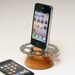 iPod dock. iPhone dock. Recycled bicycle gear and hard maple. A cool gift for a hiker, biker, gear head, or steam punk. FAST SHIPPING. 152