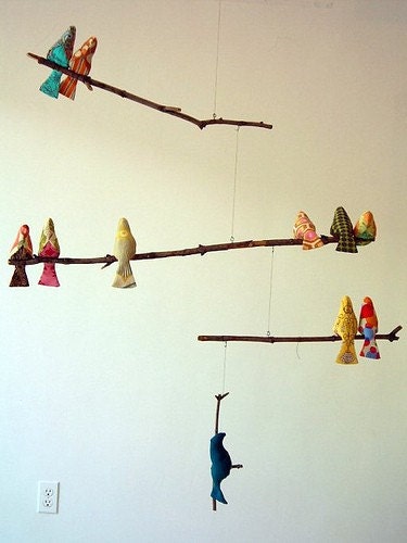 Gorgeous Handmade Bird Mobile