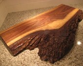 Live Edge Black Walnut Serving Plate