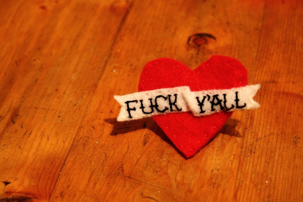 fuck y'all statement pin