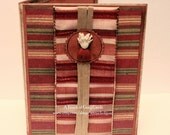 Thanksgiving Card: Maize Your Harvest  Be Plentiful  - Handmade Autumn/Fall Greeting Card (Burgundy Corn)