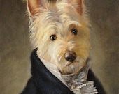 Custom Portrait - Regency Pet - Oil Painting