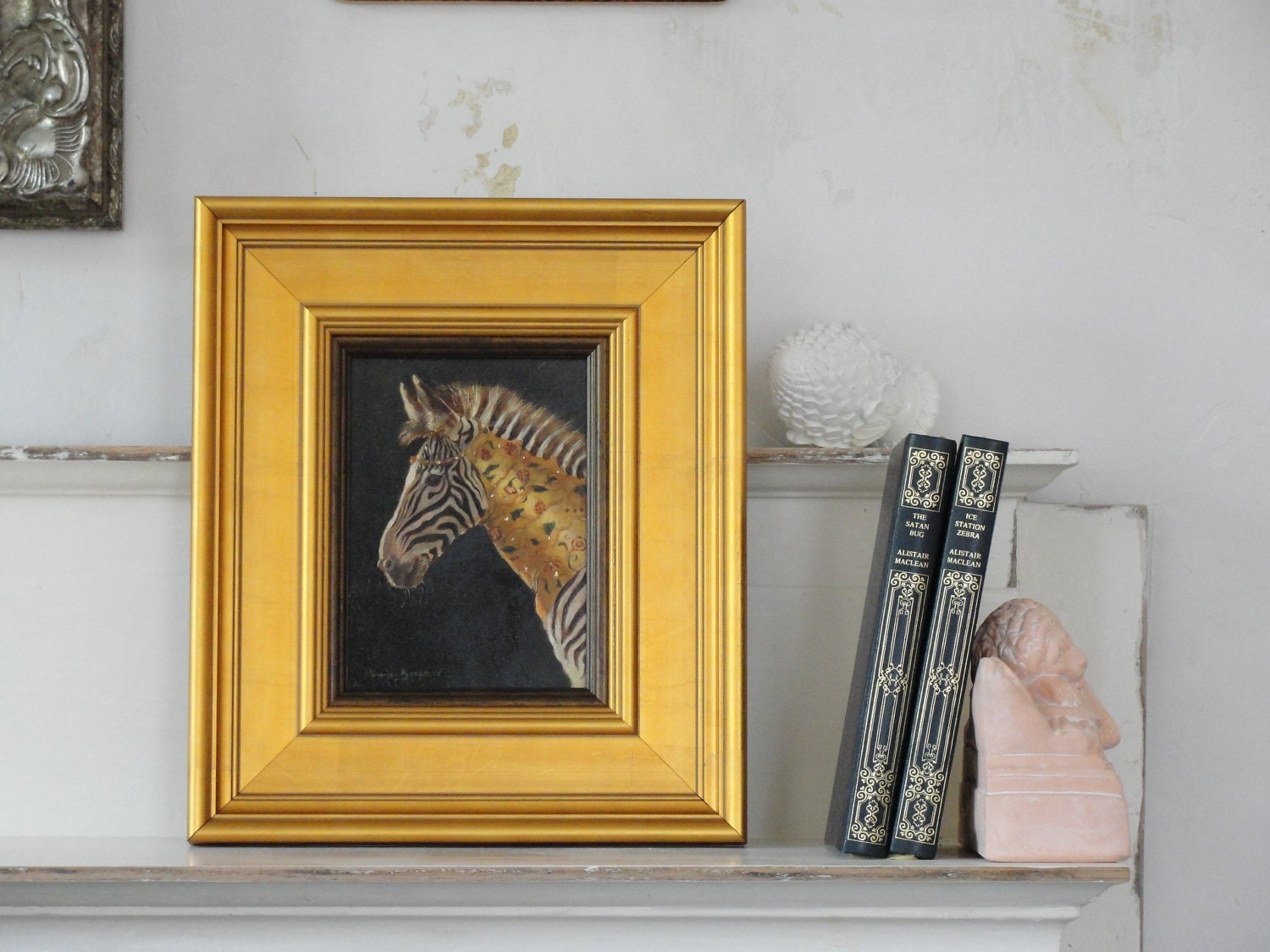 Zebra Art - "Essential Finery" - Canvas Print