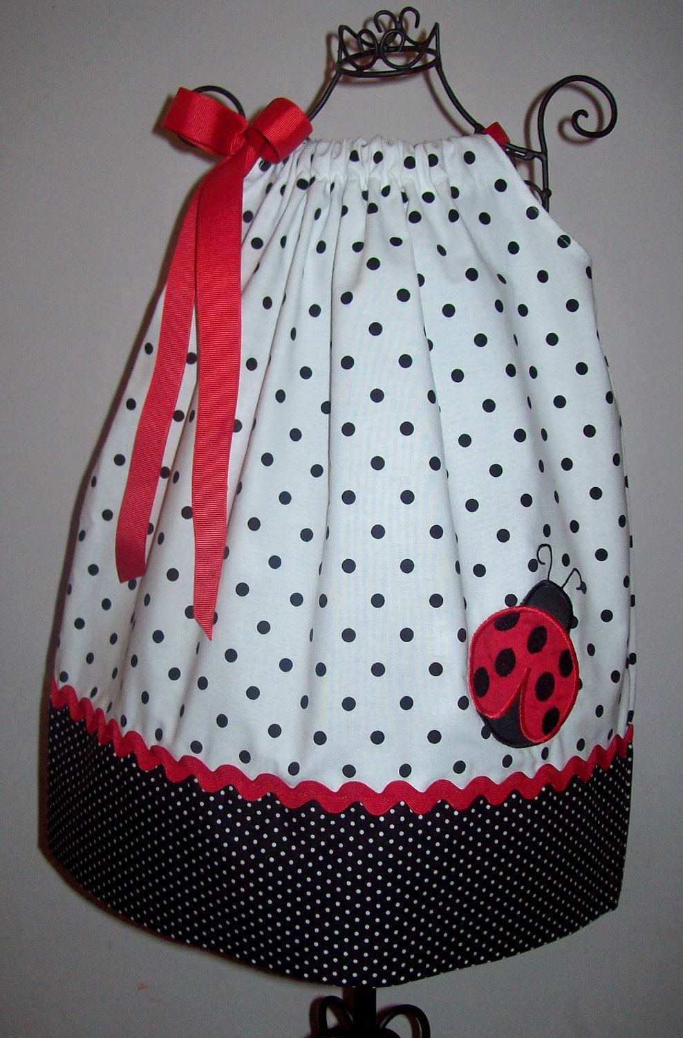 Ladybug Pillowcase Dress Perfect for Birthday
