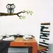 Owl on Branch -- Kids Room -- Nursery -- Vinyl Wall Art Decal Sticker