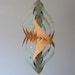 Eco Friendly - Swirly Mobile - Polka Dot Paper Decoration Unique Suspension Home Decor Baby Nursery Children Teen Dorm Modern