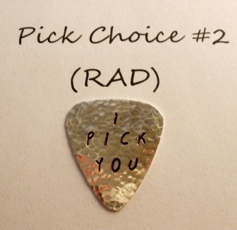 I PICK YOU PRIORITY Shipping Copper Guitar Pick