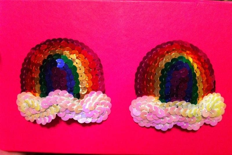 Double Rainbow Burlesque Pasties
