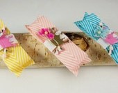 Princess Party Favor Hair Clip Pack with customized bag toppers (6 pcs.)