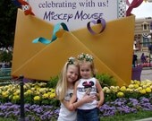 Custom Boutique Girls Toddler Disney Vacation Mickey MINNIE MOUSE BIRTHDAY Ice Cream Applique Ribbon Shirt.