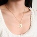 Gold Vermeil Sand Dollar Necklace