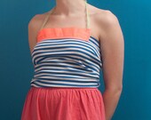 Sailer Halter Romper Shortsuit