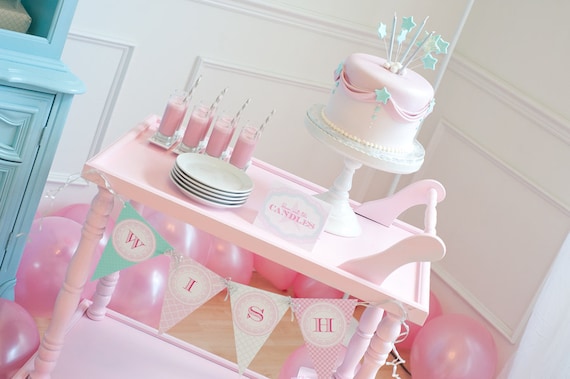 Make a WISH Custom Birthday Printable Party Pack as seen on HOSTESS Blog - DIY Il_570xn