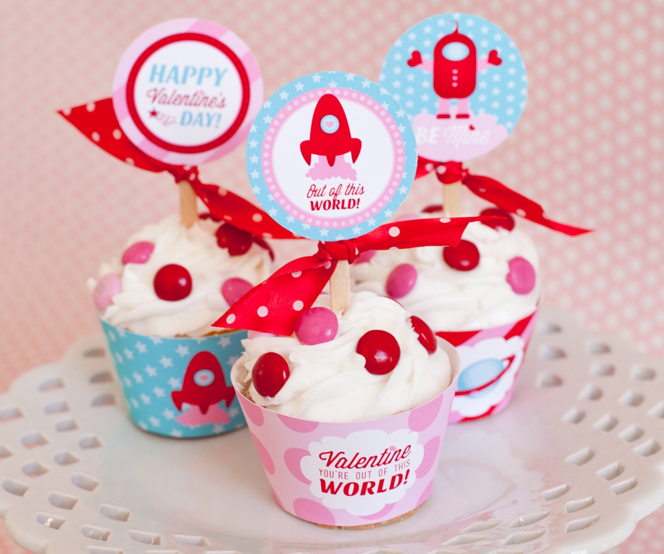 Out of this World Valentine Printable Party - Outer Space Il_570xn