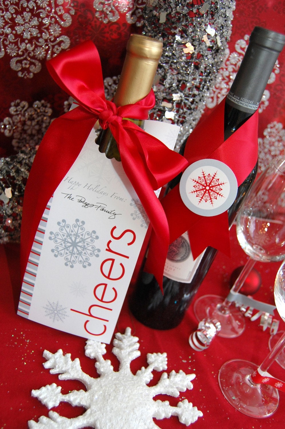Snowflake Holiday Printable Mini Party Set CMPsnowflake