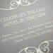 Vintage New Years Eve Printable Party Invitations - DIY