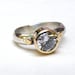 Handmade Engagement Ring - Fine 14k gold ring silver ring ,Gemstone White Topaz stone ring Similar diamond ring