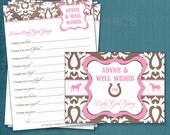 Cowgirl Sweet I Hope Well Wishes or Funny MadLib for the NEW BABY. By Tipsy Graphics. Printable Cards Il_170x135