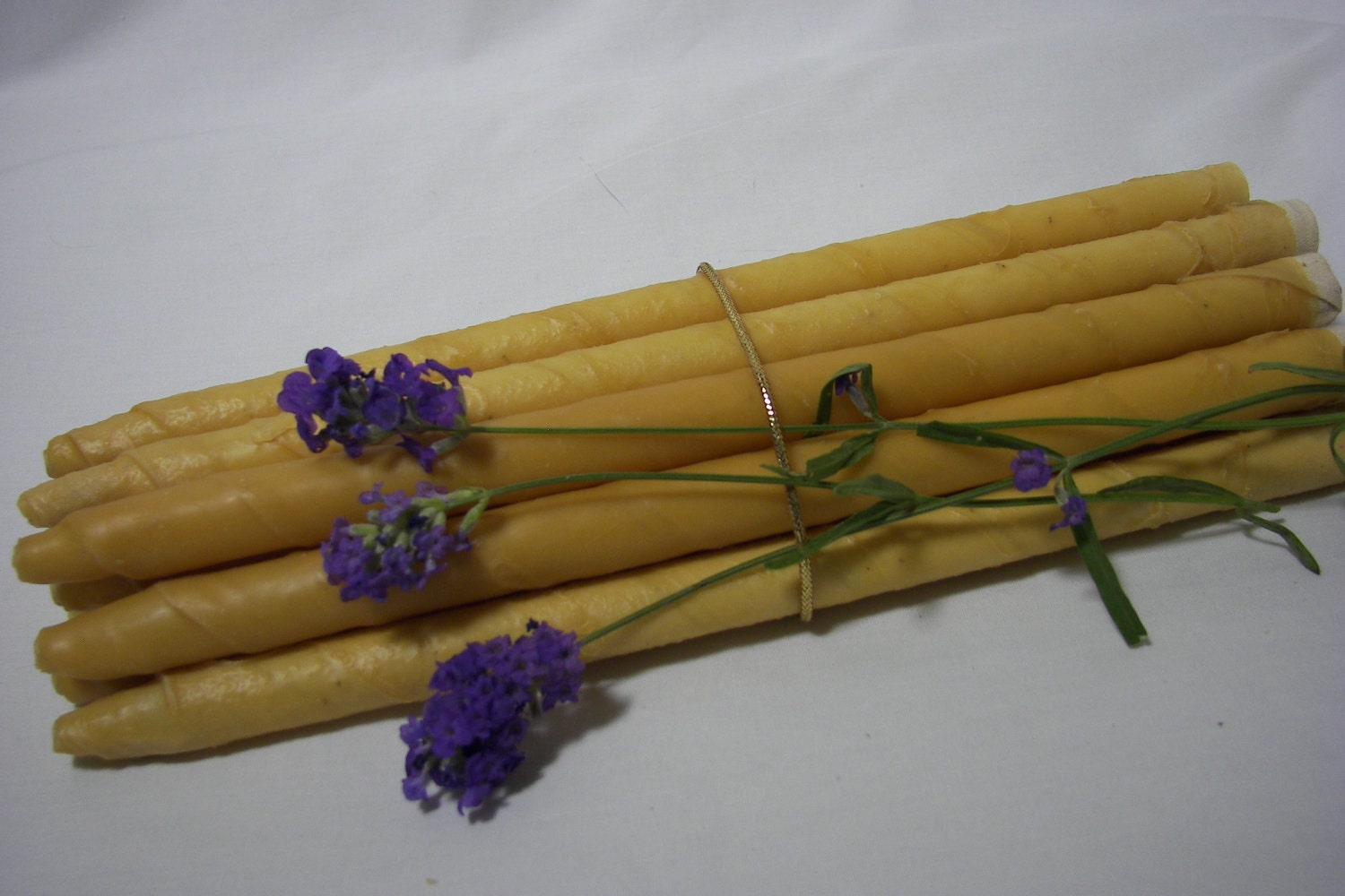 12 EAR CANDLES NATURAL Beeswax - Set of 12 ear candles