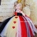 Queen of Hearts Costume Tutu Dress EXTRA LENGTH - PREORDER