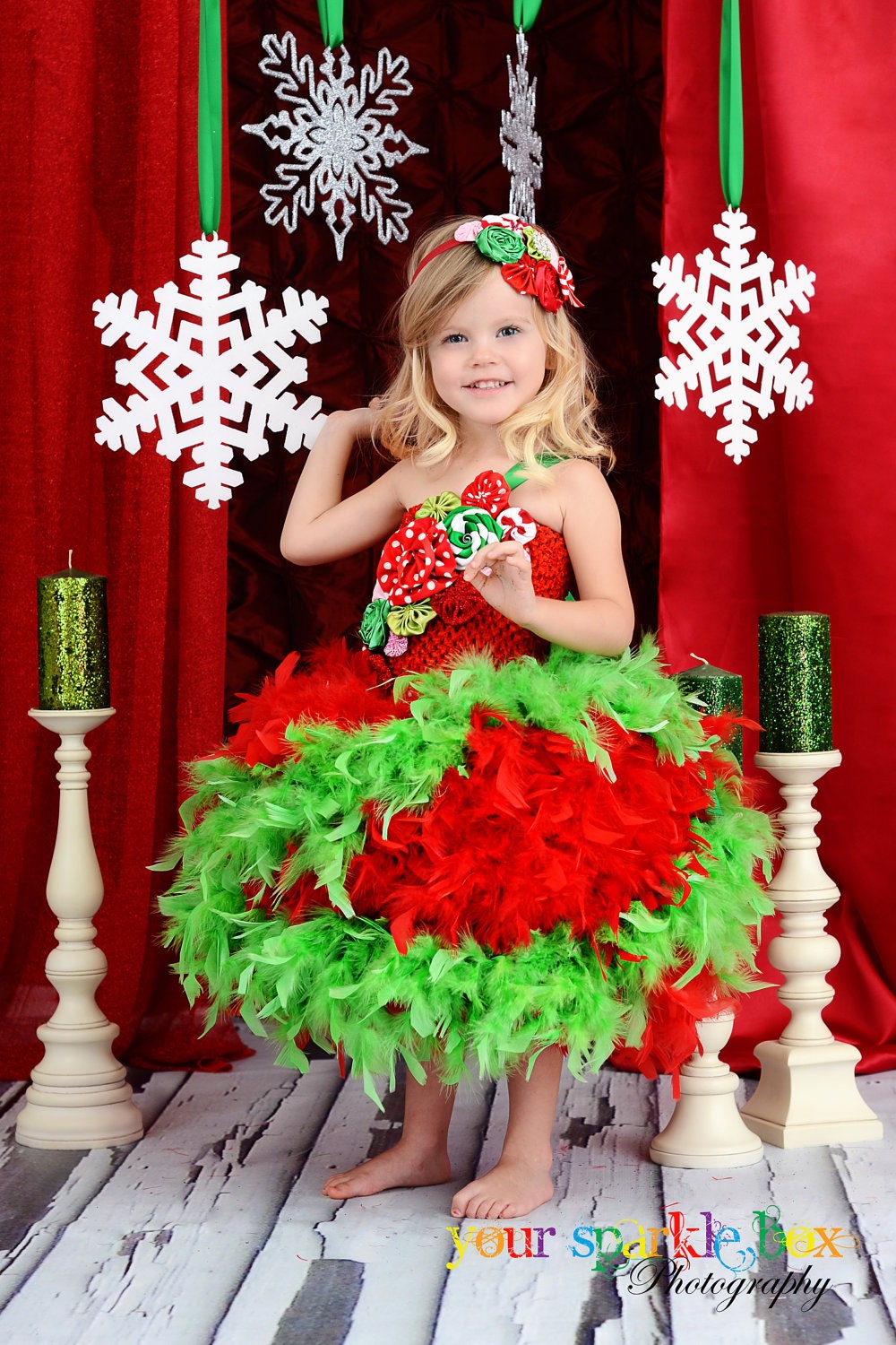 Fabulous feather skirt tutu dress - limited quantity left