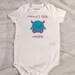 halloween blue monster baby/toddler shirt or bodysuit in sizes NB to youth