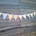 Fabric Pennant Bunting Flags - Soft and Faded Vintage Look