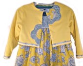 Reversible Girls Jumper Size 6 w/ Cotton Sweater Jacket