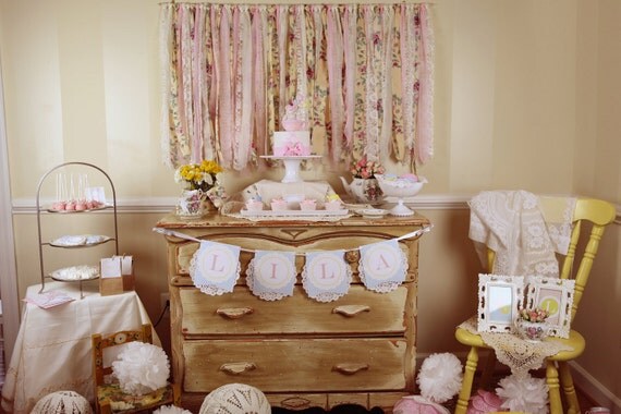 Frilly Tea Party Birthday PRINTABLE Full Party by Love The Day Il_570xn
