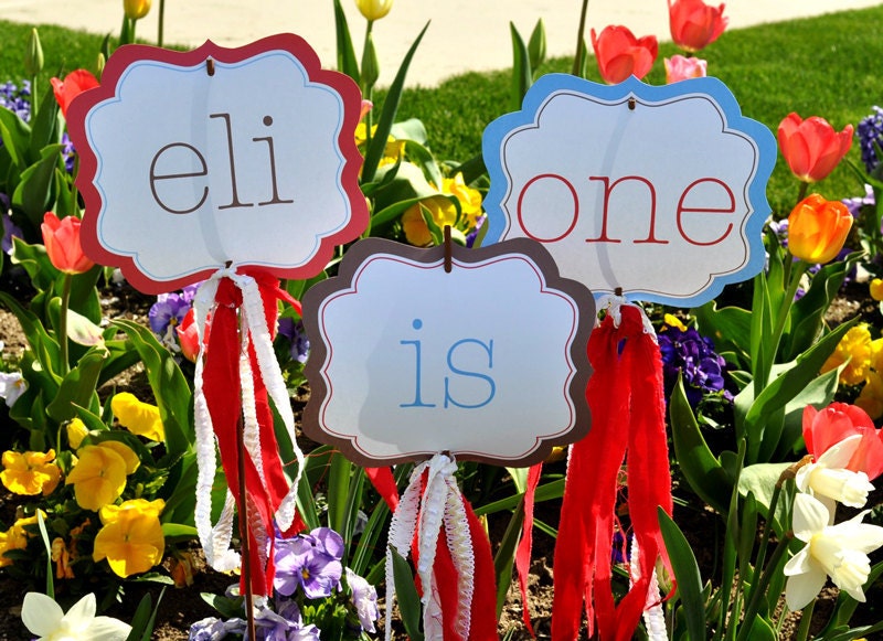 Milk & Cookie Birthday Party PRINTABLE Yard Signs by Love The Day
