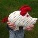 Plush Pig, Polka Dot Plush Pig