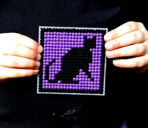 Kids Cross Stitch Kit Kitty Cat