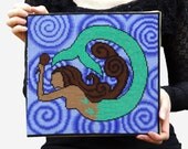 Mermaid Cross Stitch Kit La Sirene