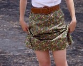 spring flowers skirt