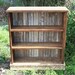 small under window bookcase