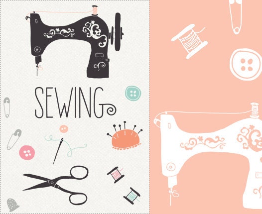 CLIP ART and Photoshop Brushes - Sewing - for commercial and personal use