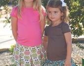 INSTANT DOWNLOAD- Sassy Pleated Skirt (Size 3 months to Size 6) PDF Sewing Pattern and Tutorial
